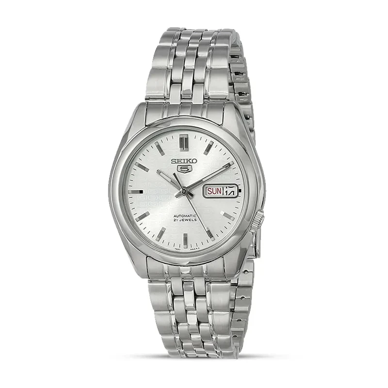 Seiko 5 Automatic Silver Dial Men's Watch | SNK355K1
